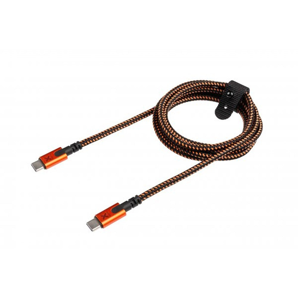 Xtorm Xtreme USB-C to USB-C PD Cable 1.5m Svart Oransje