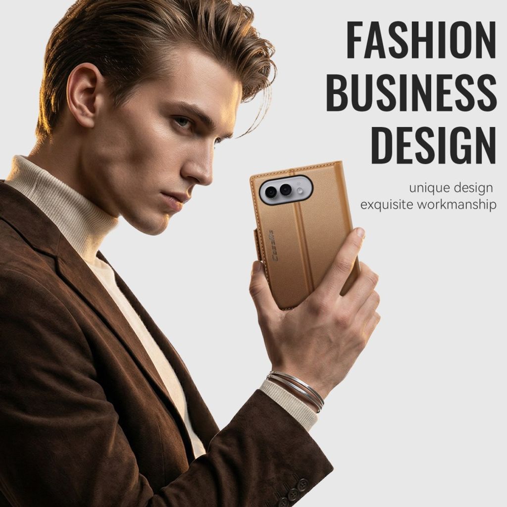CaseMe iPhone Duo Etui 023 Series Brun