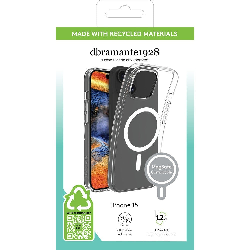 dbramante1928 iPhone 13/14/15/16e/17e Deksel Greenland Pro MagSafe Klar