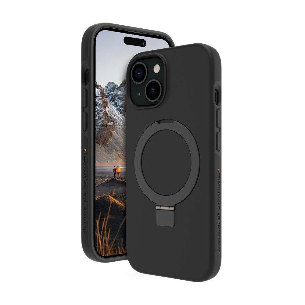 dbramante1928 iPhone 13/14/15/16e/17e Deksel Iceland Ultra MagSafe Kick Svart