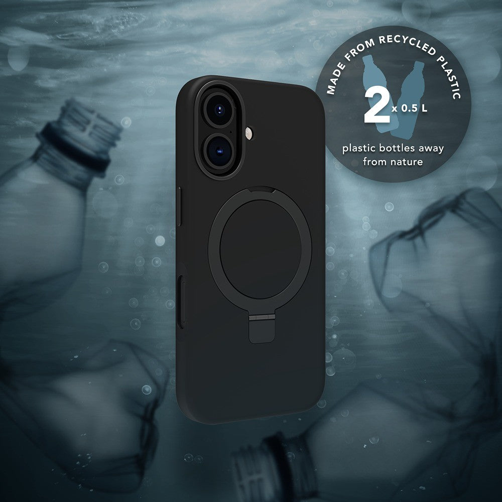 dbramante1928 iPhone 16 Deksel Roskilde MagSafe Kick ICON Midnight