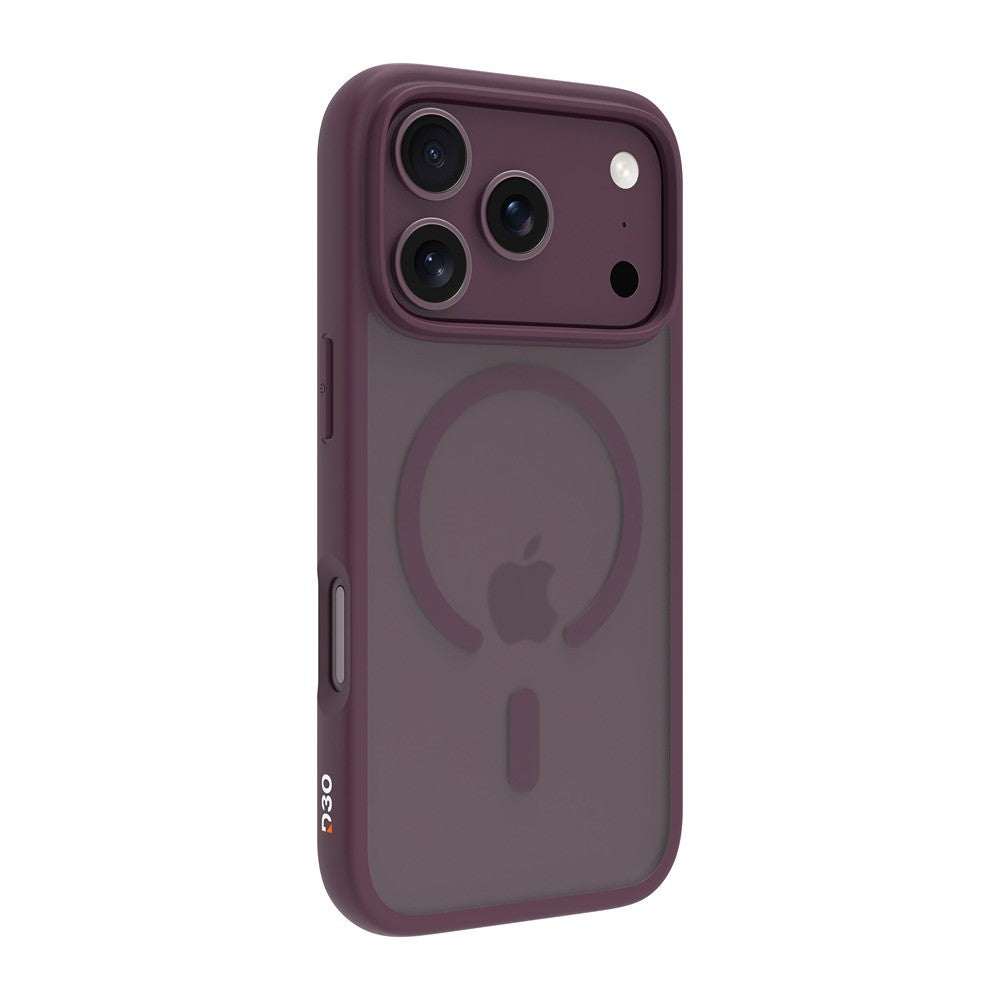 dbramante1928 iPhone 17 Pro/iPhone 18 Pro Deksel Grenen Ultra MagSafe Burgundy