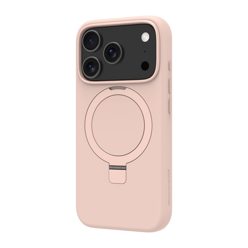 dbramante1928 iPhone 17 Pro/iPhone 18 Pro Deksel Roskilde MagSafe Kick ICON Pink Sand