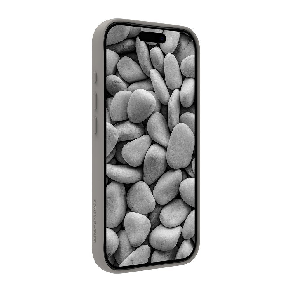 dbramante1928 iPhone 17 Pro/iPhone 18 Pro Deksel Roskilde MagSafe Kick ICON River Stone