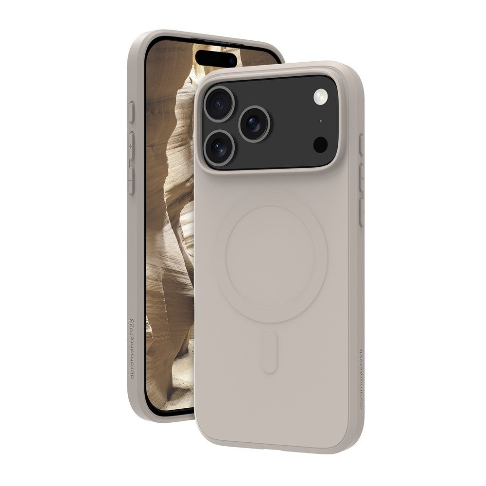 dbramante1928 iPhone 17 Pro Max/iPhone 18 Pro Max Deksel Greenland Pro MagSafe Sandstone