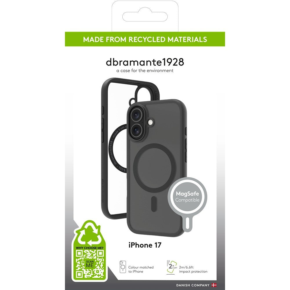 dbramante1928 iPhone 17 Deksel Grenen MagSafe Svart