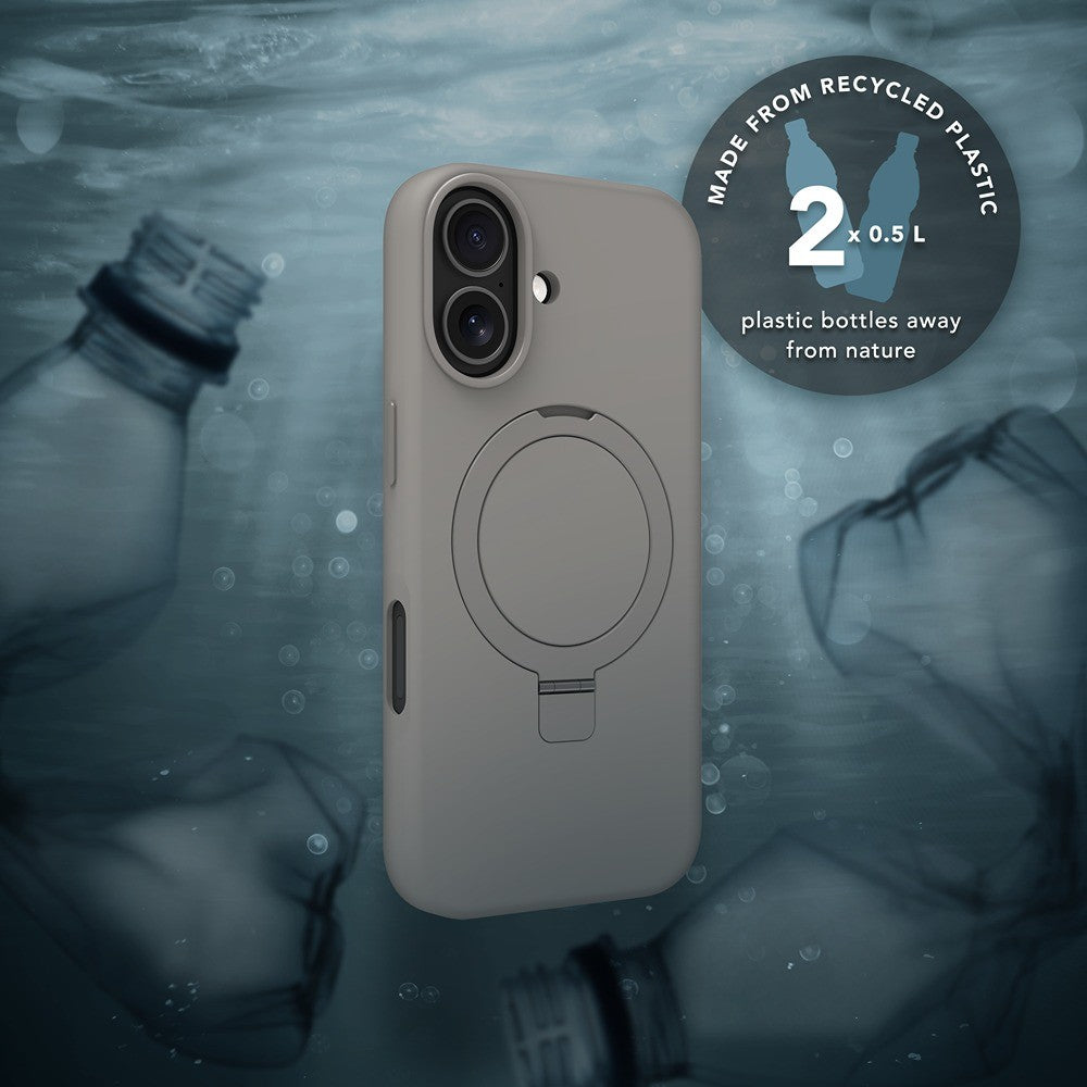 dbramante1928 iPhone 17 Deksel Roskilde MagSafe Kick ICON River Stone