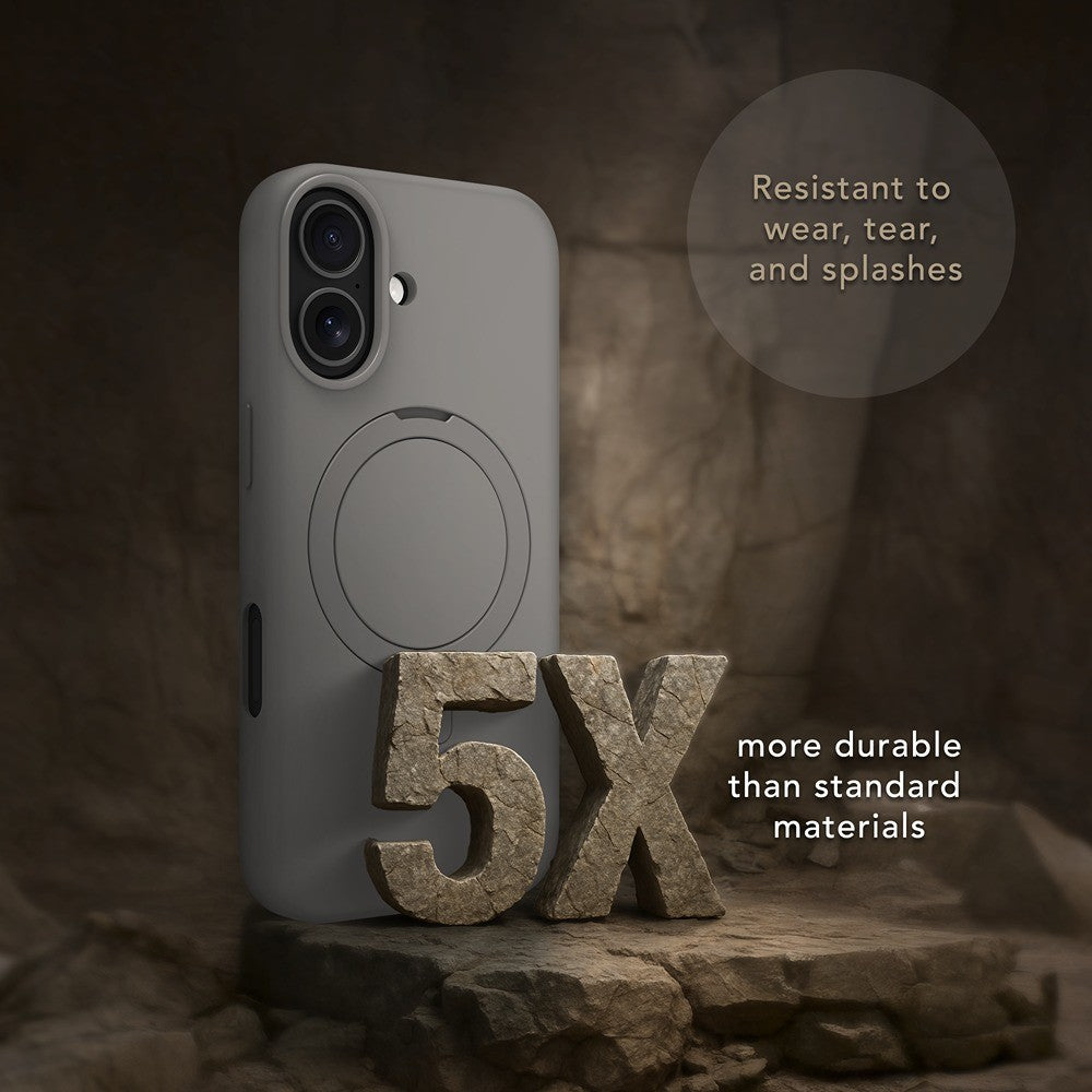 dbramante1928 iPhone 17 Deksel Roskilde MagSafe Kick ICON River Stone