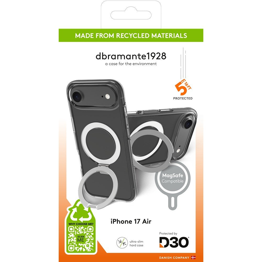 dbramante1928 iPhone Air Deksel Iceland Ultra MagSafe Kick Klar