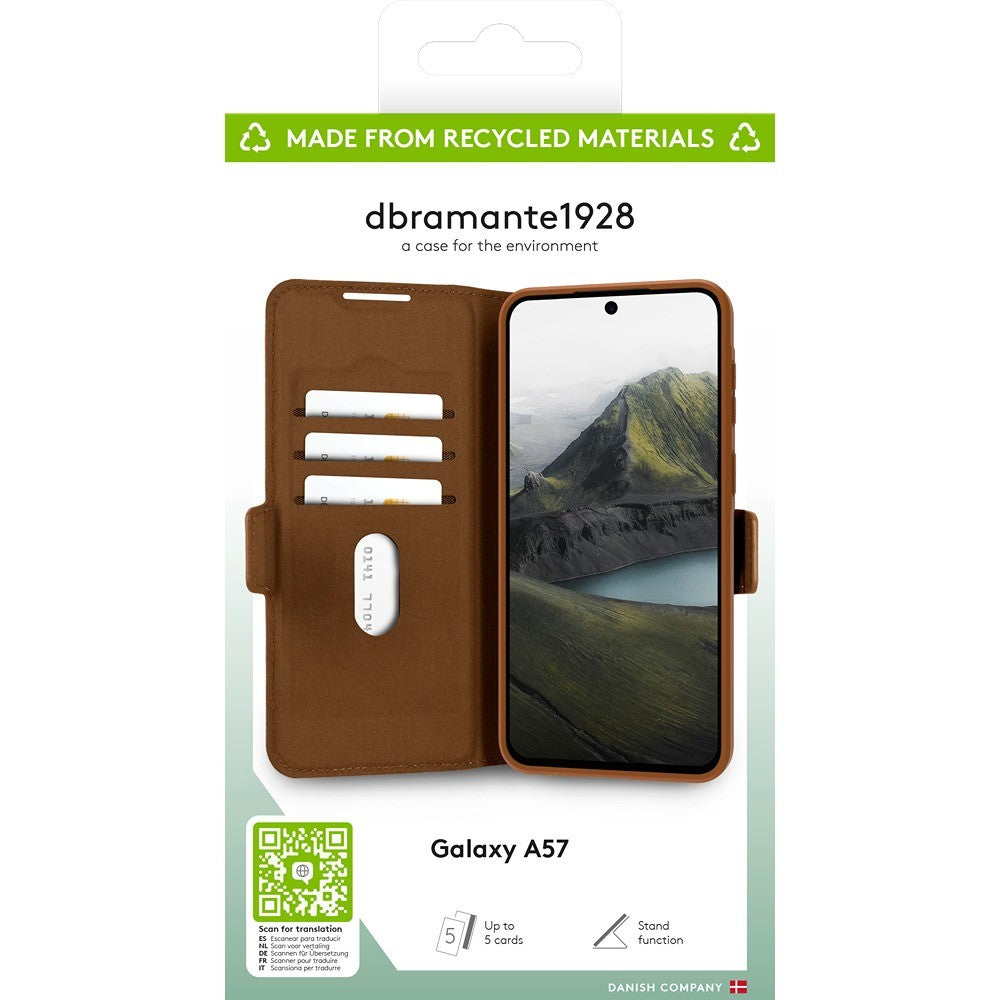dbramante1928 Samsung Galaxy A57 Etui Oslo Pro Dark Tan