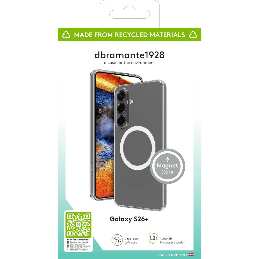 dbramante1928 Samsung Galaxy S26 Plus Deksel Greenland Pro Magnet Klar