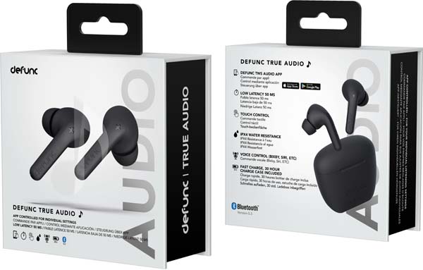 Defunc Hodetelefoner True Audio Svart