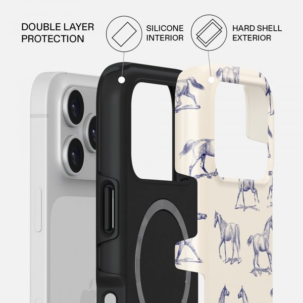 Burga iPhone 17 Pro Deksel Tough MagSafe Derby Race