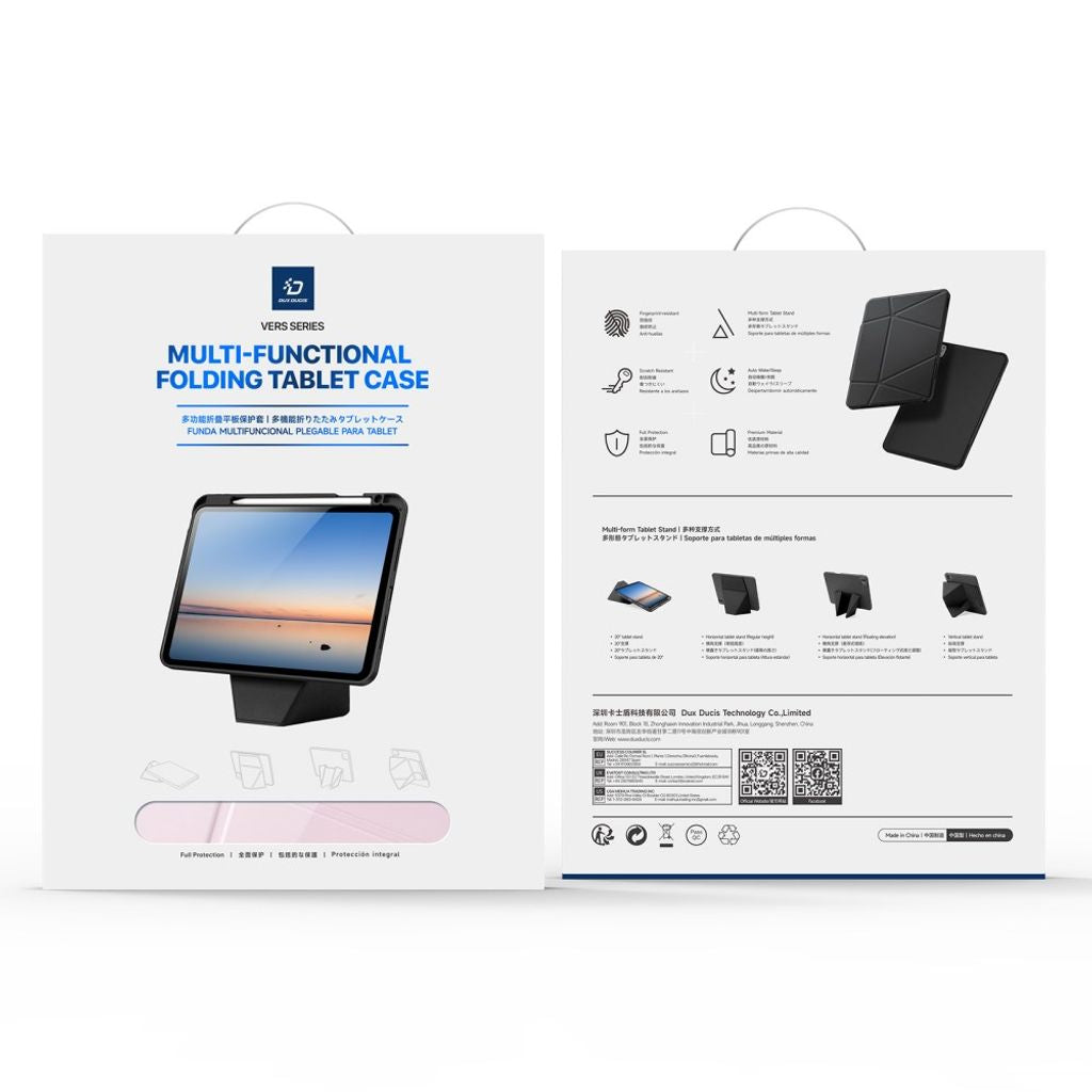 Dux Ducis Samsung Galaxy Tab S11 Ultra/S12 Ultra Etui Vers Series Rosa