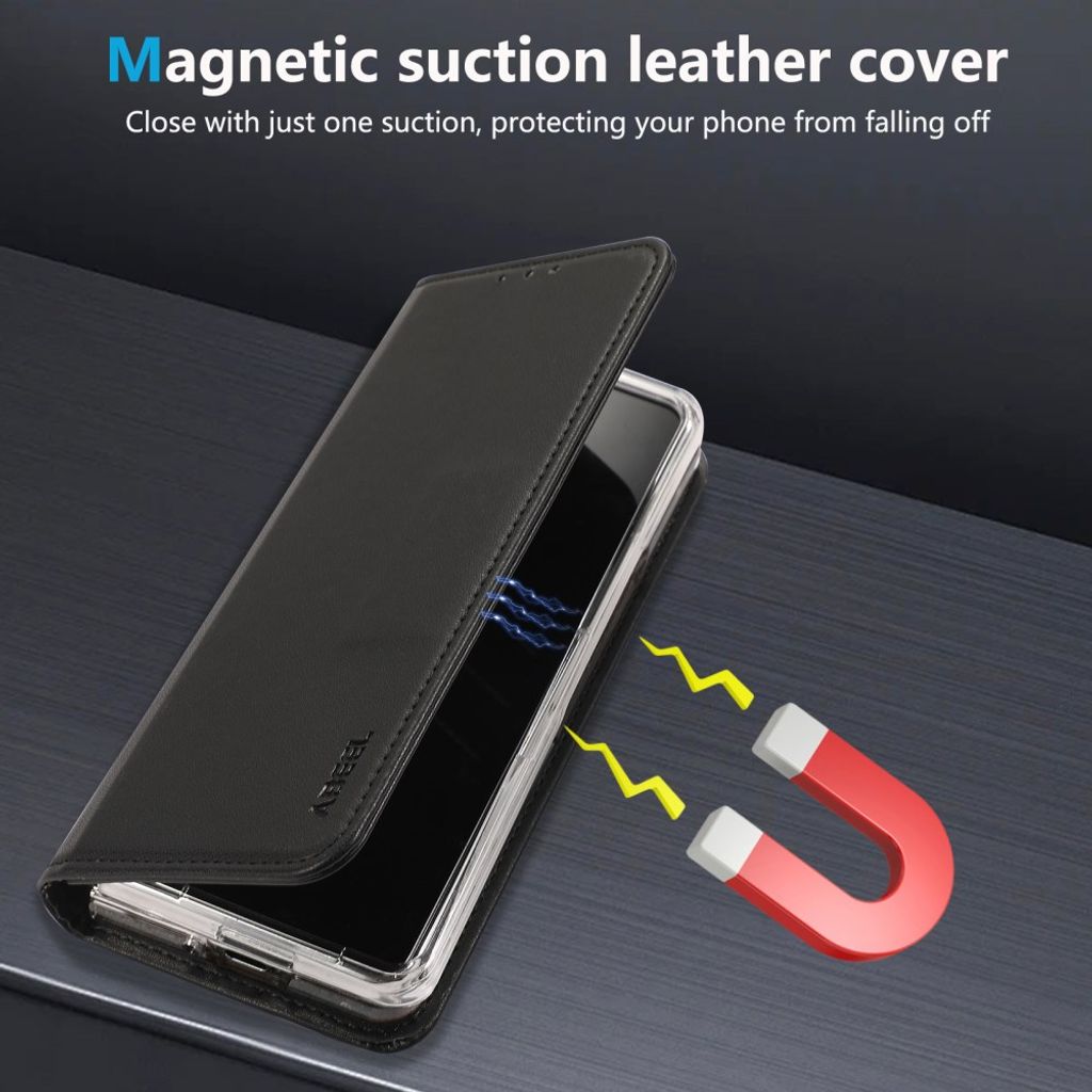 ABEEL Google Pixel 11 Pro Fold Etui RFID-beskyttelse Svart