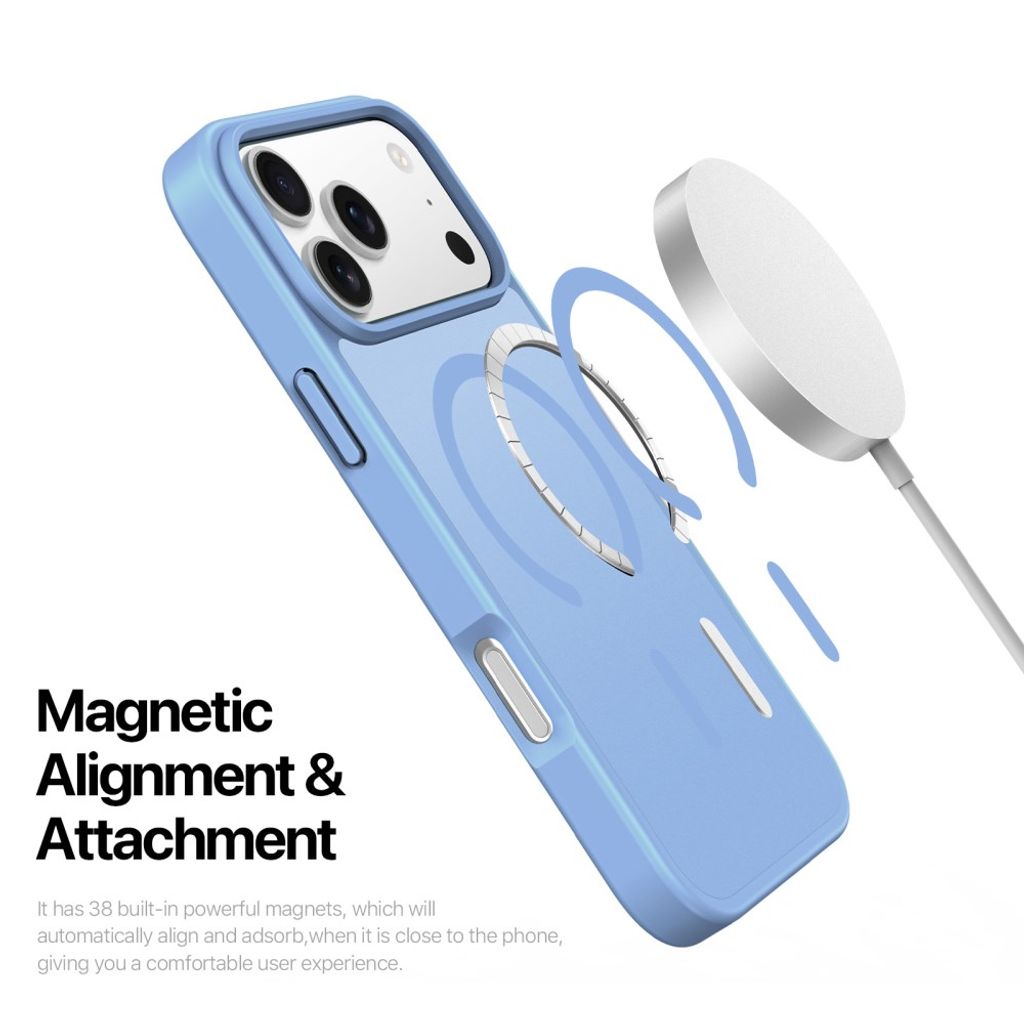 Dux Ducis iPhone 17 Pro/iPhone 18 Pro Deksel Yind Series MagSafe Blå