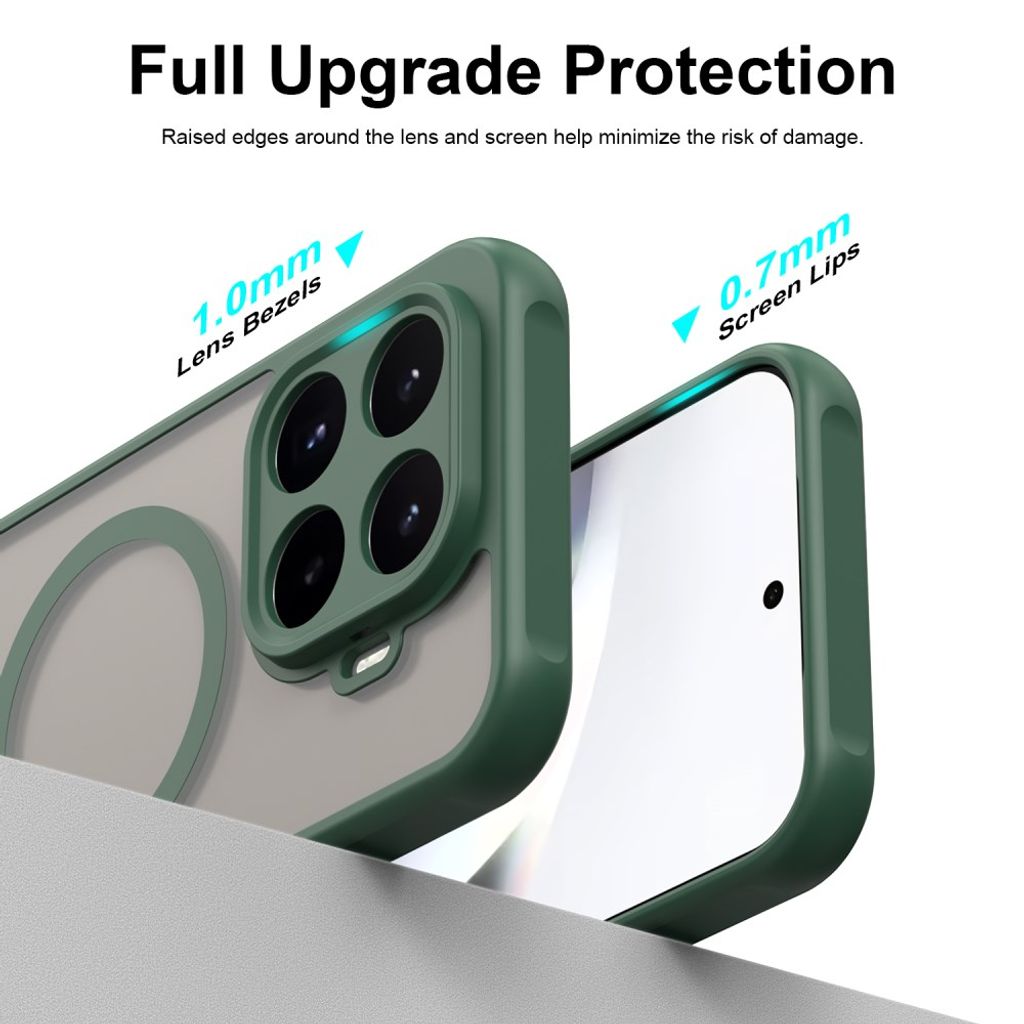 Xiaomi 17T Deksel Frosted MagSafe Grønn