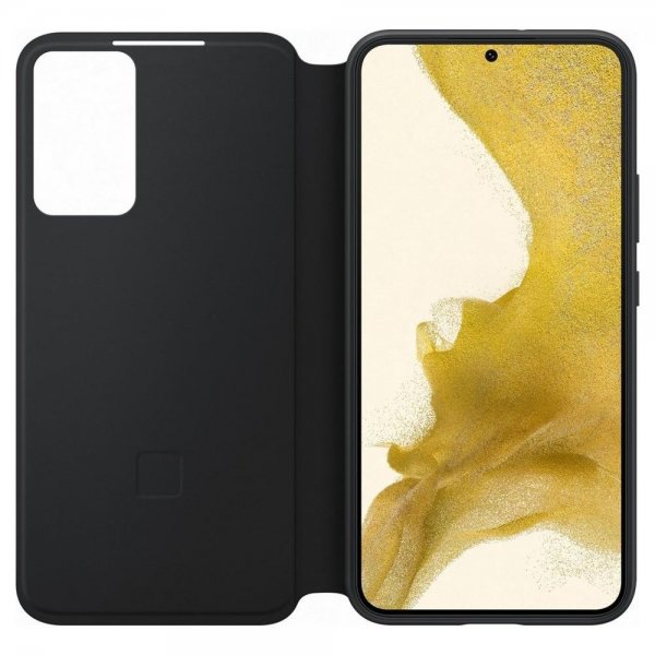 Samsung Original Galaxy S22 Plus Etui Smart Clear View Cover Svart