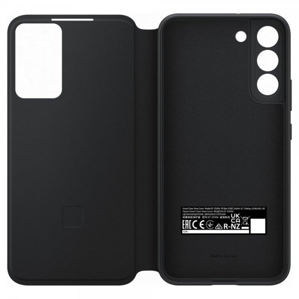 Samsung Original Galaxy S22 Plus Etui Smart Clear View Cover Svart