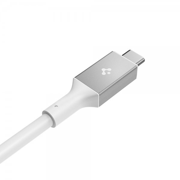 Spigen Essential Kabel USB-C/USB-C 100W 1m Hvit