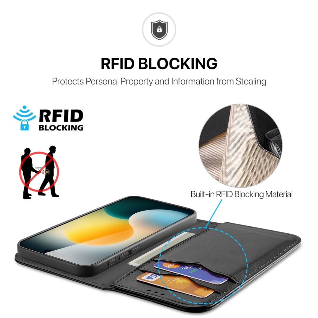 Dux Ducis iPhone 17 Pro Etui Hivo Series Svart