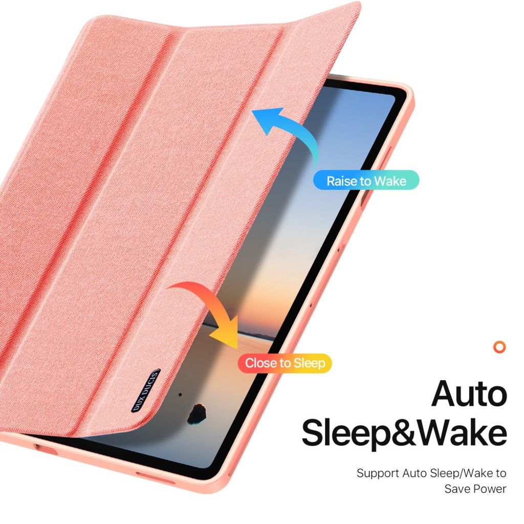 Dux Ducis Samsung Galaxy Tab S12 Plus Etui DOMO Series Rosa