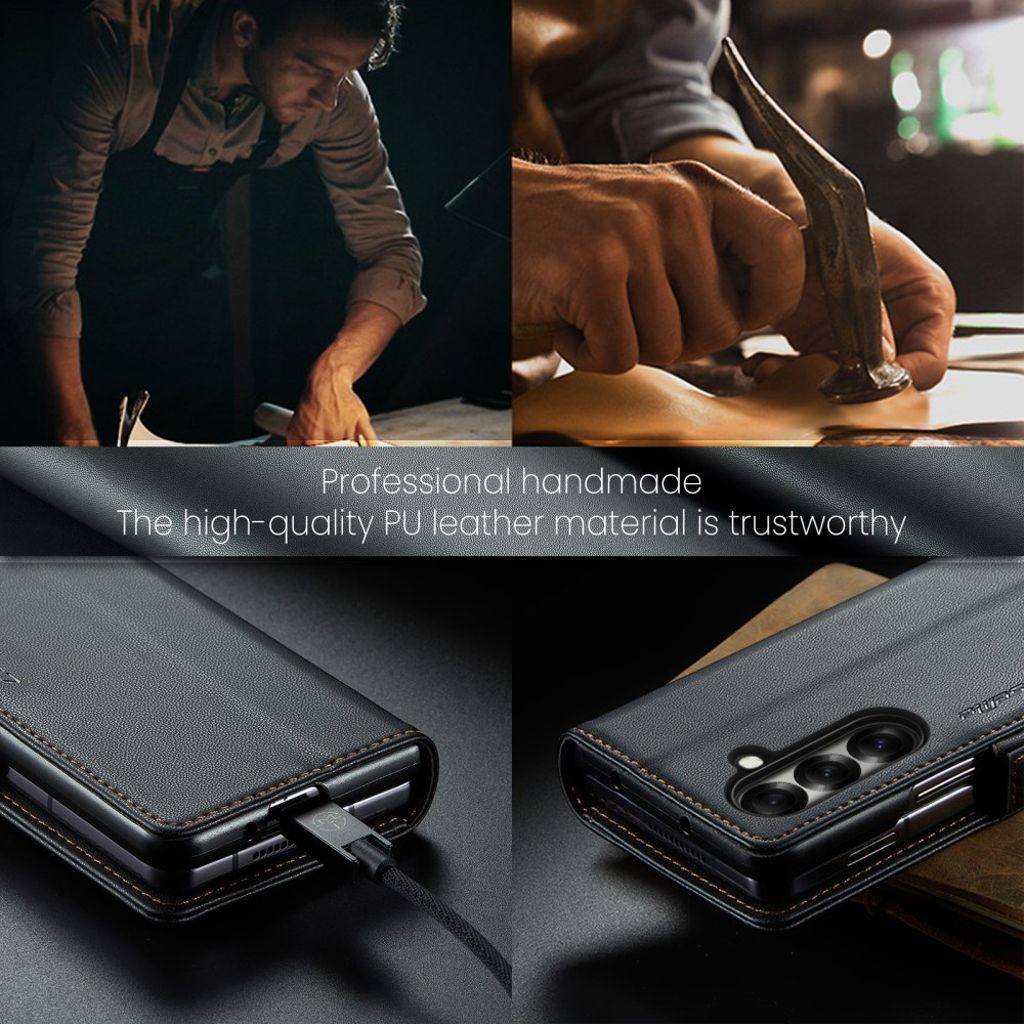CaseMe Samsung Galaxy Z Fold 7 Etui 023 Series Svart