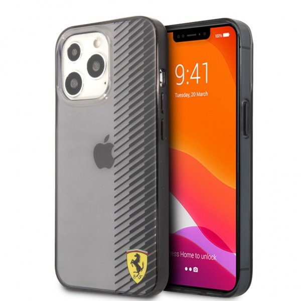 Ferrari iPhone 13 Pro Deksel Gradient Print Logo Svart