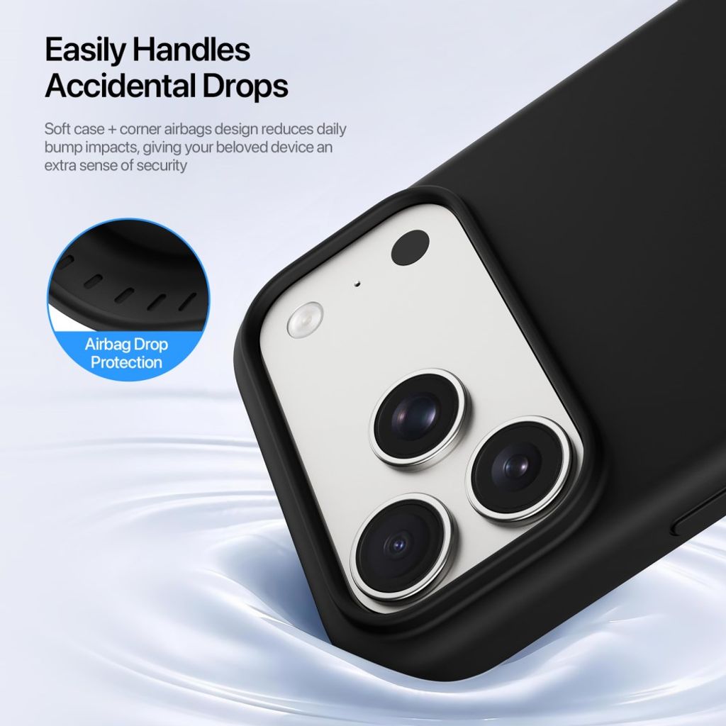 Dux Ducis iPhone 17 Pro Max/iPhone 18 Pro Max Deksel Piel Series MagSafe Svart