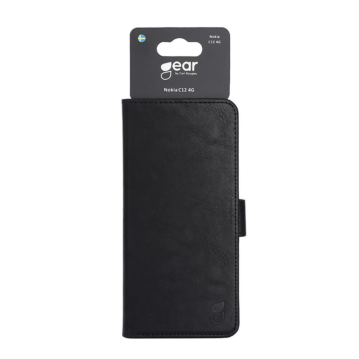 Gear Nokia C12 Etui 3 Kortlomme Svart