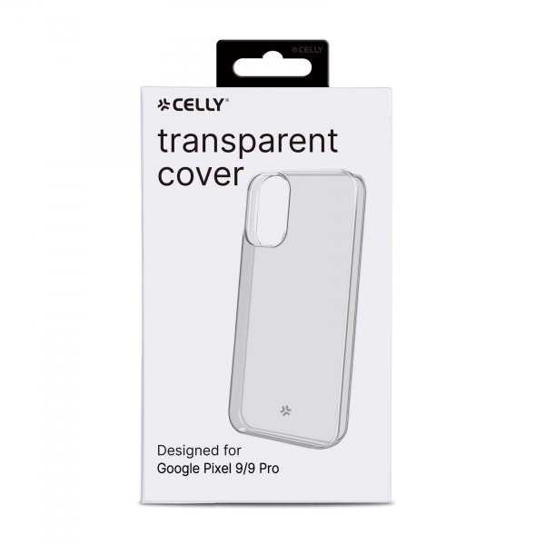 Celly Google Pixel 9/Pixel 9 Pro Deksel GELSKIN Transparent