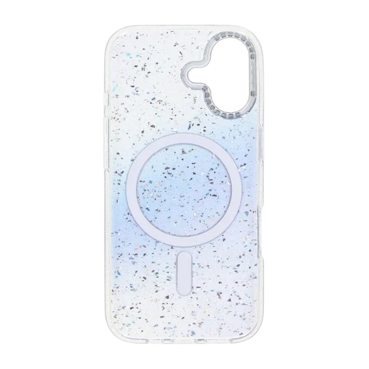 iPhone 17 Deksel Glitter Diamond MagSafe Blå
