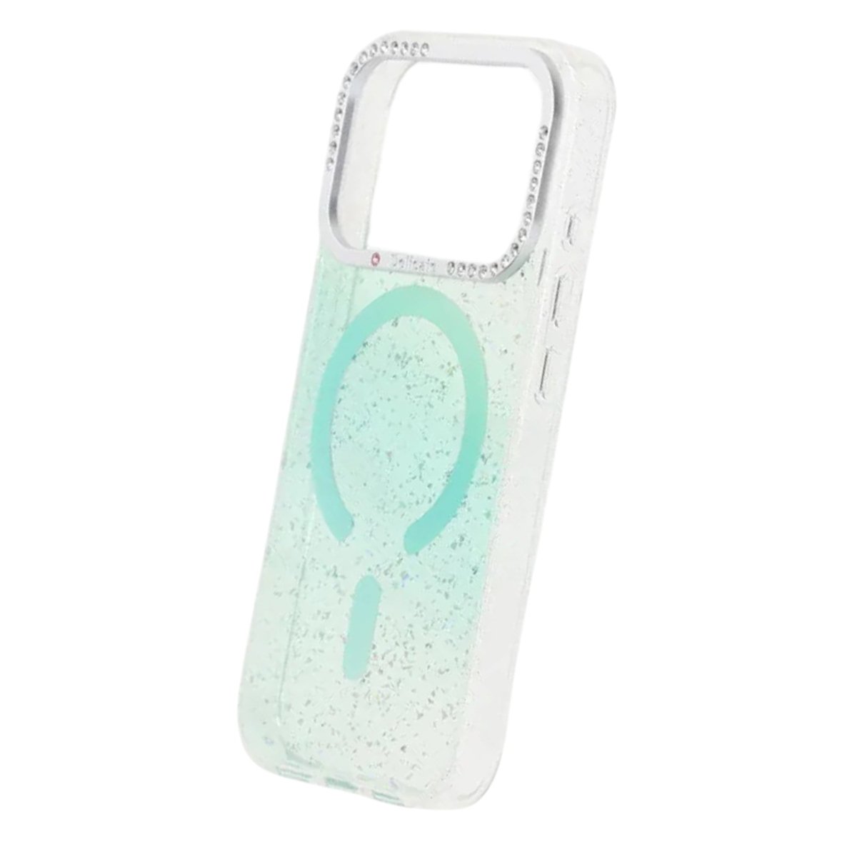 iPhone 17 Pro Max Deksel Glitter Diamond MagSafe Grønn