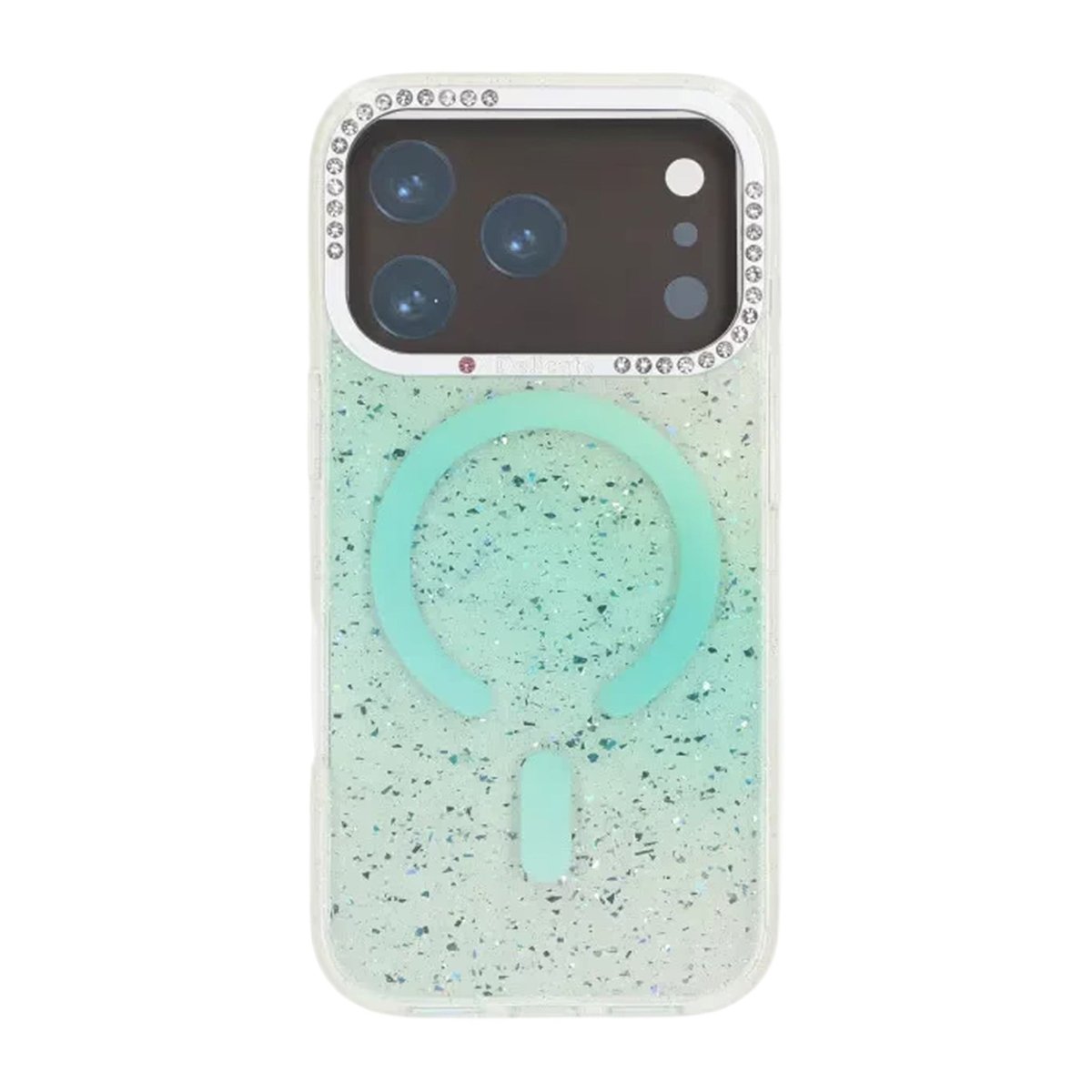 iPhone 17 Pro Max Deksel Glitter Diamond MagSafe Grønn