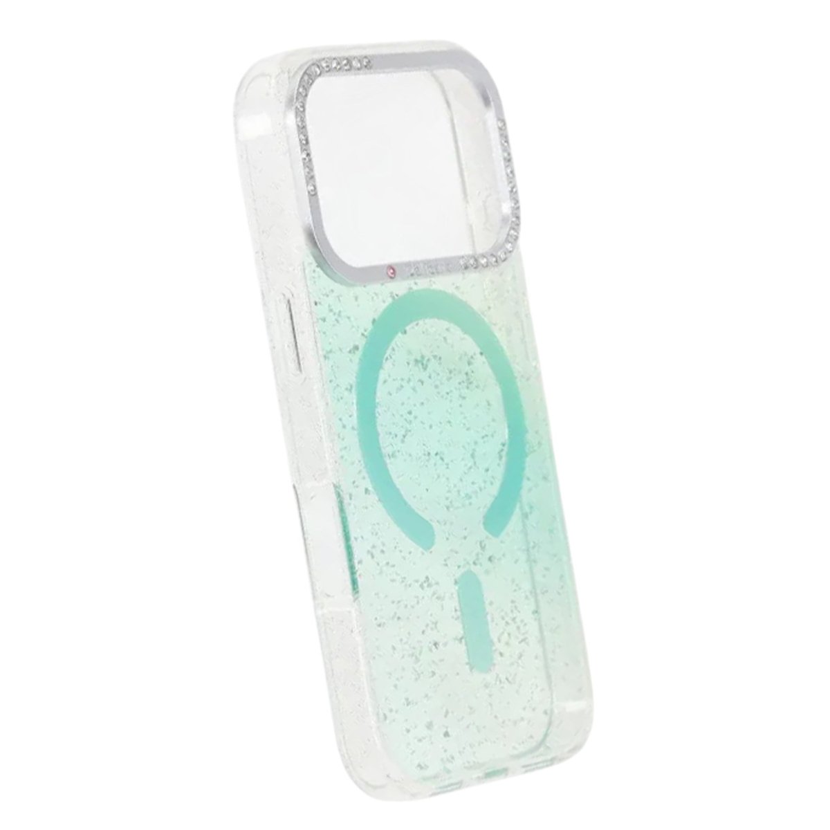iPhone 17 Pro Max Deksel Glitter Diamond MagSafe Grønn