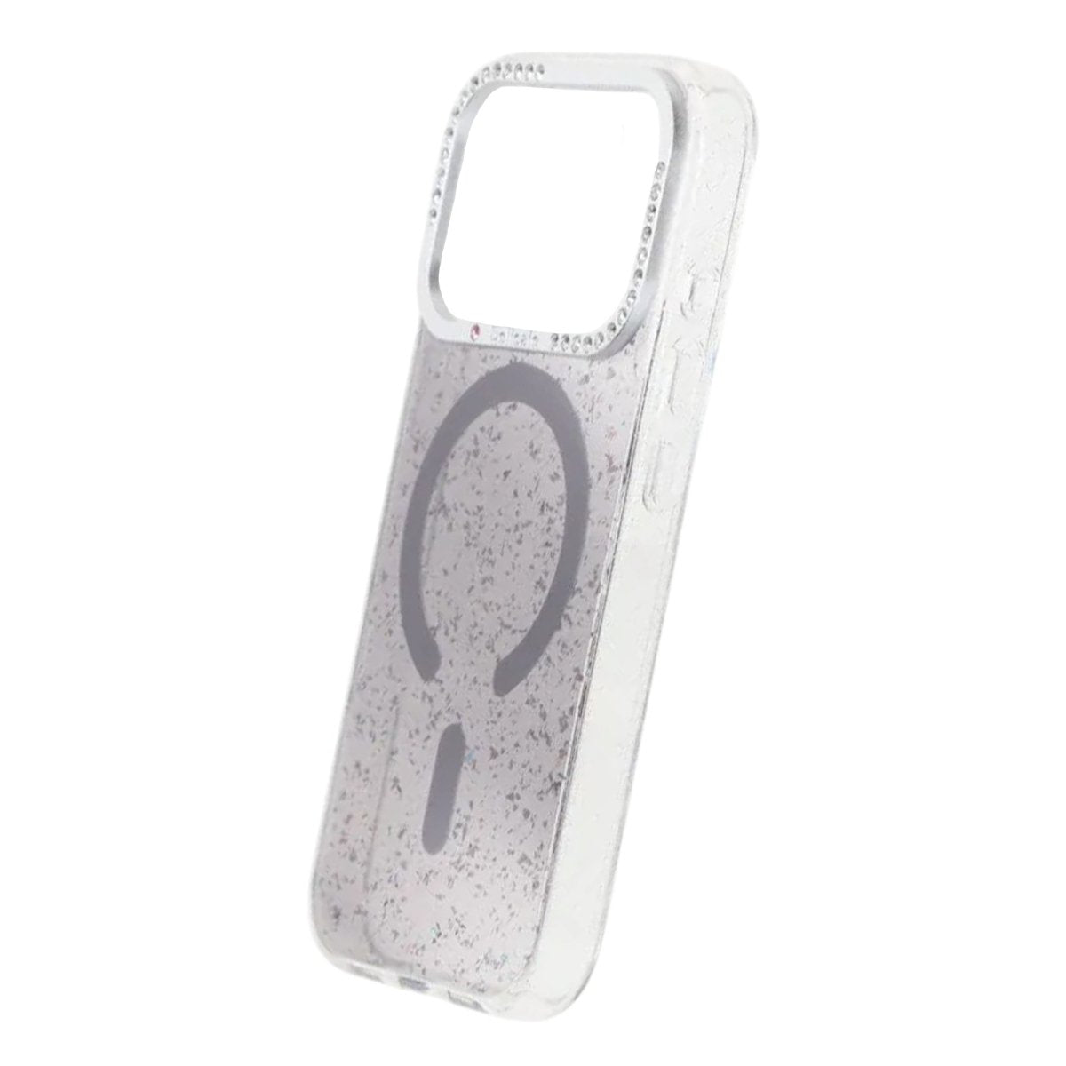 iPhone 17 Pro Max Deksel Glitter Diamond MagSafe Svart