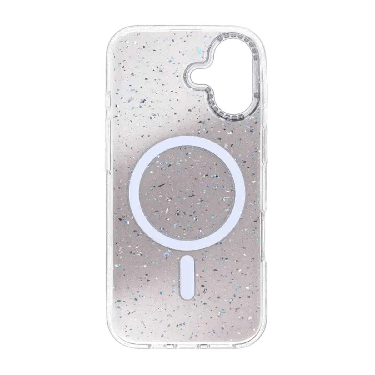 iPhone 17 Deksel Glitter Diamond MagSafe Svart