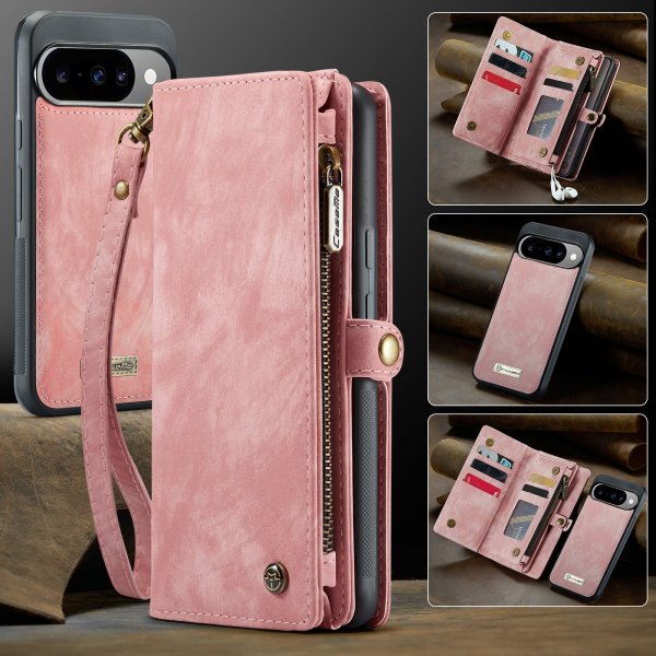 CaseMe Google Pixel 10/Pixel 10 Pro Etui 008 Series Avtakbart Deksel Rosa