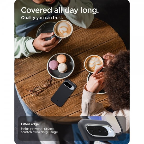 Spigen Google Pixel 10/Pixel 10 Pro Deksel Nano Pop MagFit Black Sesame