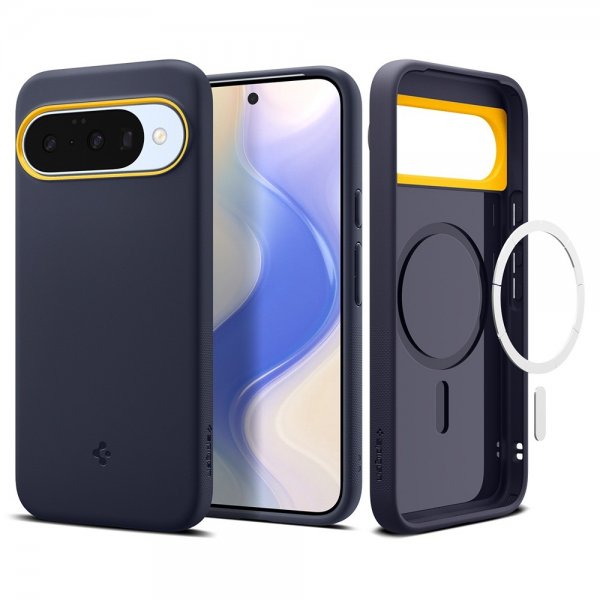 Spigen Google Pixel 10/Pixel 10 Pro Deksel Nano Pop MagFit Blueberry Navy