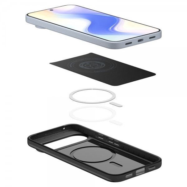Spigen Google Pixel 10/Pixel 10 Pro Deksel Thin Fit MagFit Svart