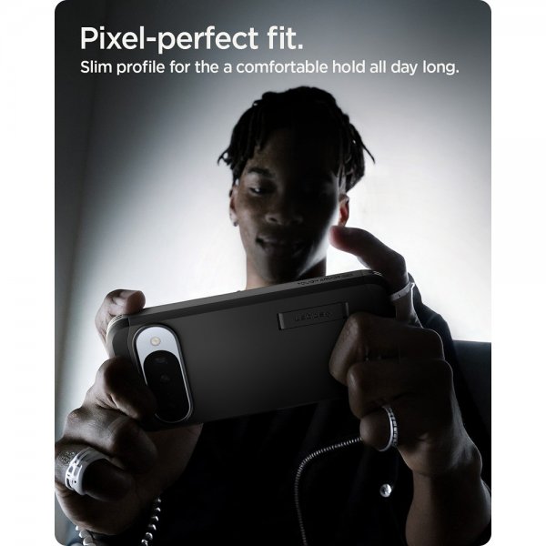 Spigen Google Pixel 10/Pixel 10 Pro Deksel Tough Armor MagFit Svart