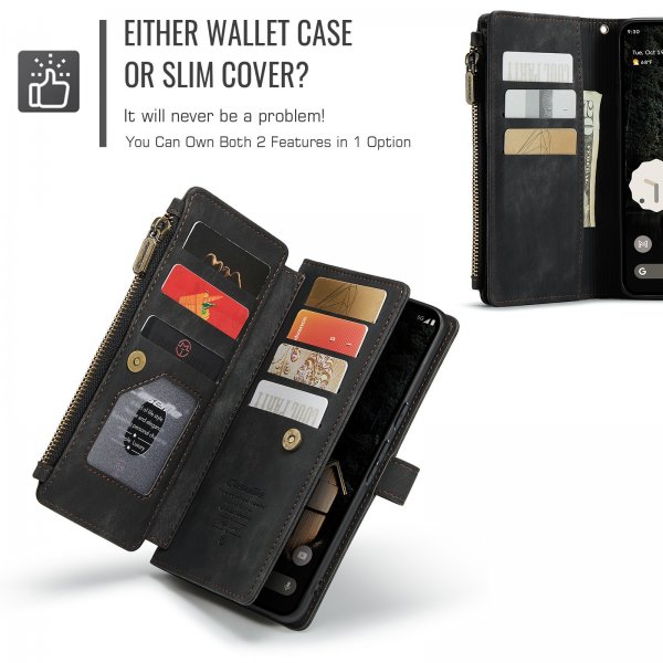 CaseMe Google Pixel 10 Pro XL Etui C30 Series Svart