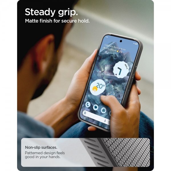 Spigen Google Pixel 10 Pro XL Deksel Liquid Air MagFit Marble Gray
