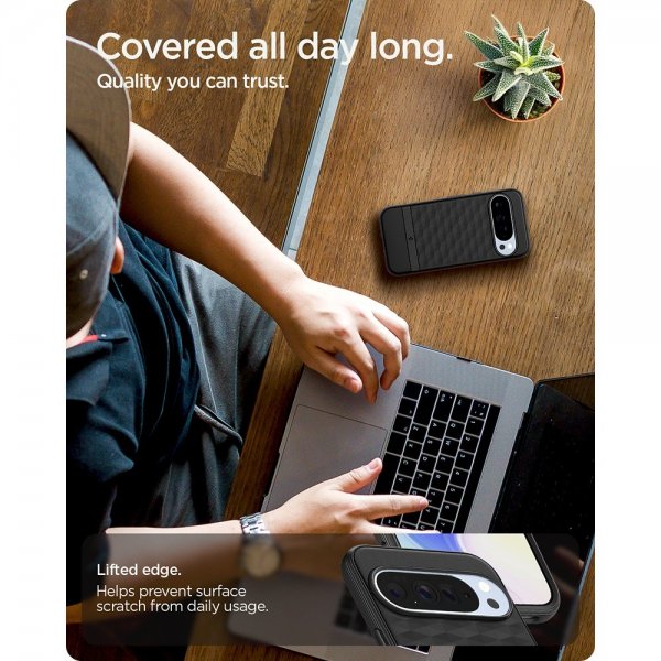 Spigen Google Pixel 10 Pro XL Deksel Parallax MagFit Matte Black