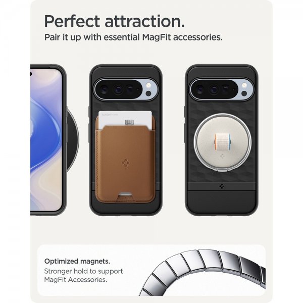Spigen Google Pixel 10 Pro XL Deksel Parallax MagFit Matte Black