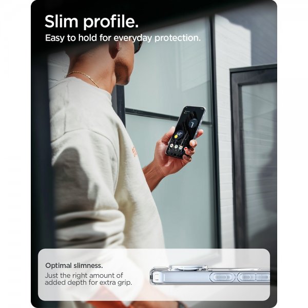 Spigen Google Pixel 10 Pro XL Deksel Ultra Hybrid MagFit Clear White