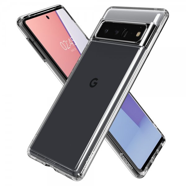 Spigen Google Pixel 6 Pro Deksel Ultra Hybrid Crystal Clear
