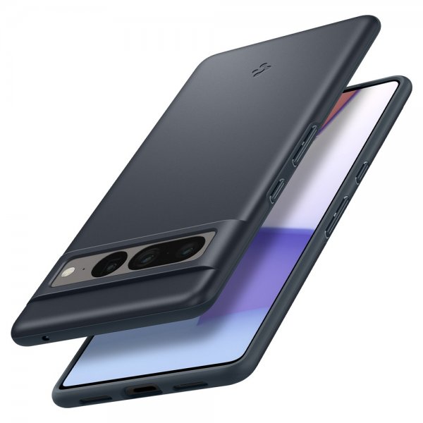 Spigen Google Pixel 7 Pro Deksel Thin Fit Metal Slate