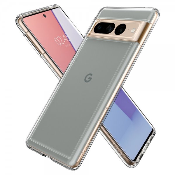 Spigen Google Pixel 7 Pro Deksel Ultra Hybrid Crystal Clear